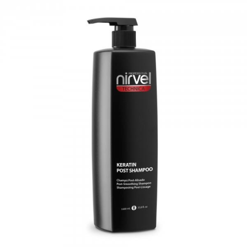 Nirvel KERATIN Post Shampoo - Keratinos mélyen tápláló hidratáló pH beállító fodrász sampon 1000ml