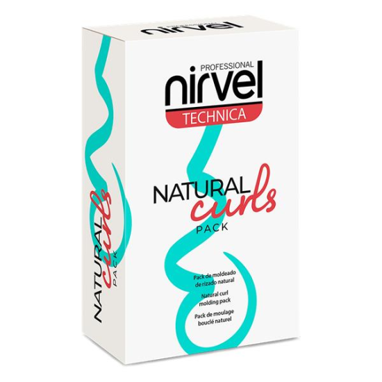 Nirvel Natural Curls Pack - Dauer zselé - Dauervíz - és fixáló hab szett minden hajtípusra