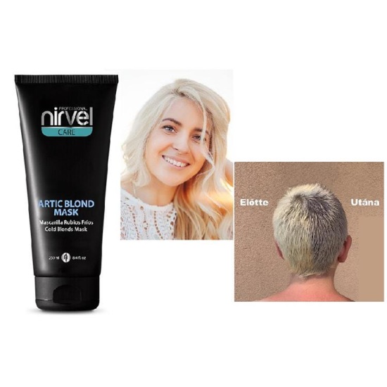 Nirvel Artic Blond extra hamvasító hajmaszk szőke hajra