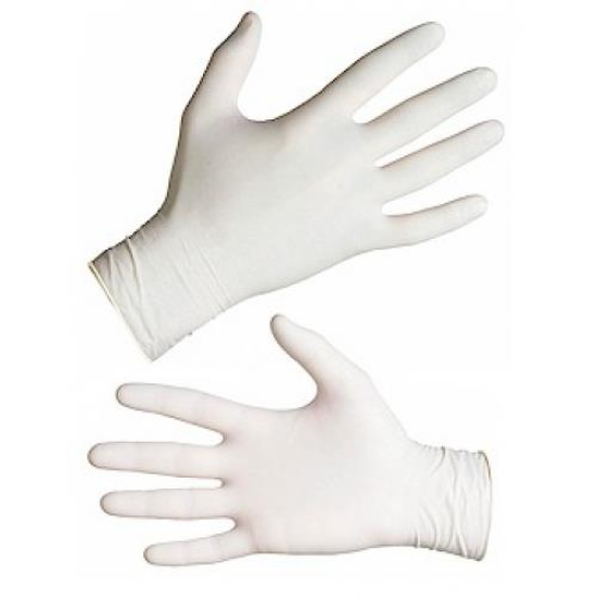 Fodrász gumikesztyű minimális púderral Latex 01671 S-es 100db Spain OR01671