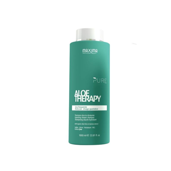 Maxima Aloe Therapy Hydrating Shampoo – Hidratáló Vegán sampon és tusfürdő 2 az 1-ben 1000ml