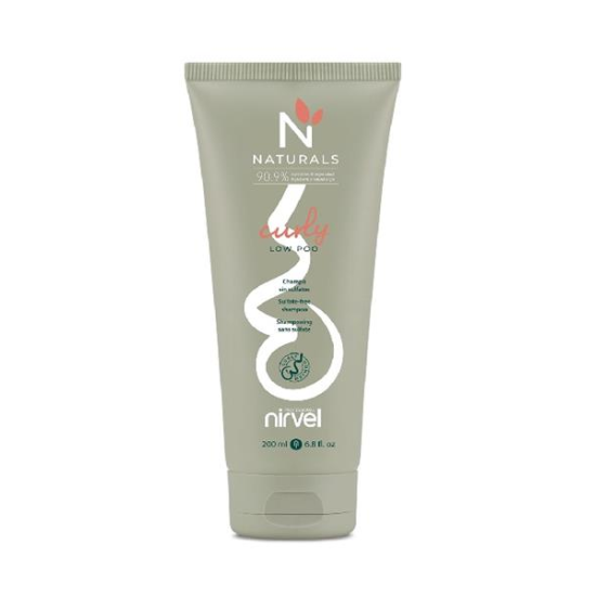 Nirvel Naturals Curly Low Poo szulfátmentes sampon göndör hajra